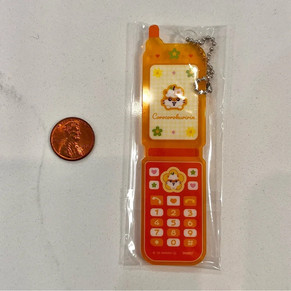 SANRIO Y2K Secret Flip Phone Type Acrylic Keychain Blind Box (corocorokuririn)